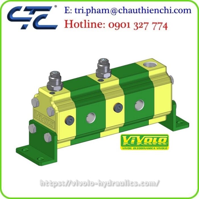 Bộ chia lưu lượng VIVOLO Hydraulic Flow Divider Ý