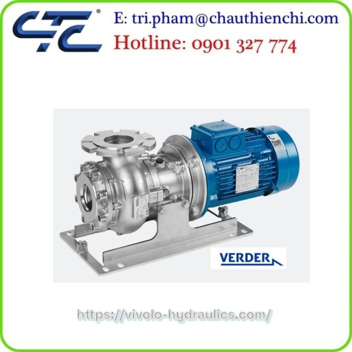 Bơm ly tâm trục vít Verderhus đại lý Việt Nam
